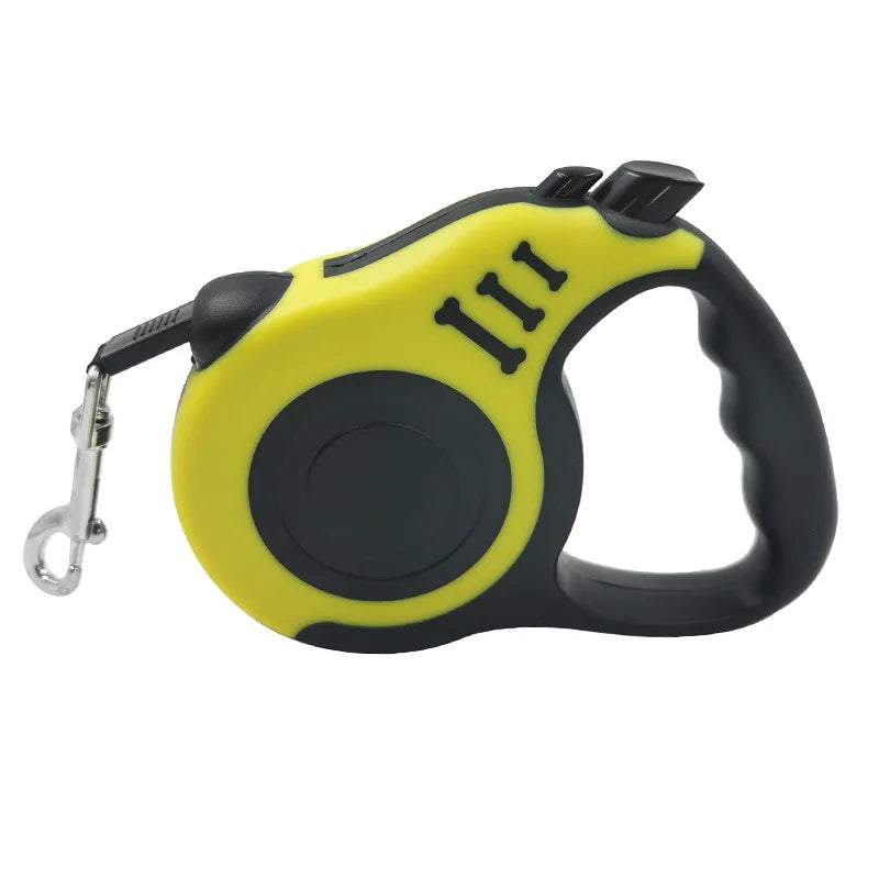 Coleira Retrátil para Cachorro de 3 e 5 metros, para Animais de Estimação, Corda de Tração, Cinto Automático, Coleira Flexível para Cães Pequenos, Médios e Grandes