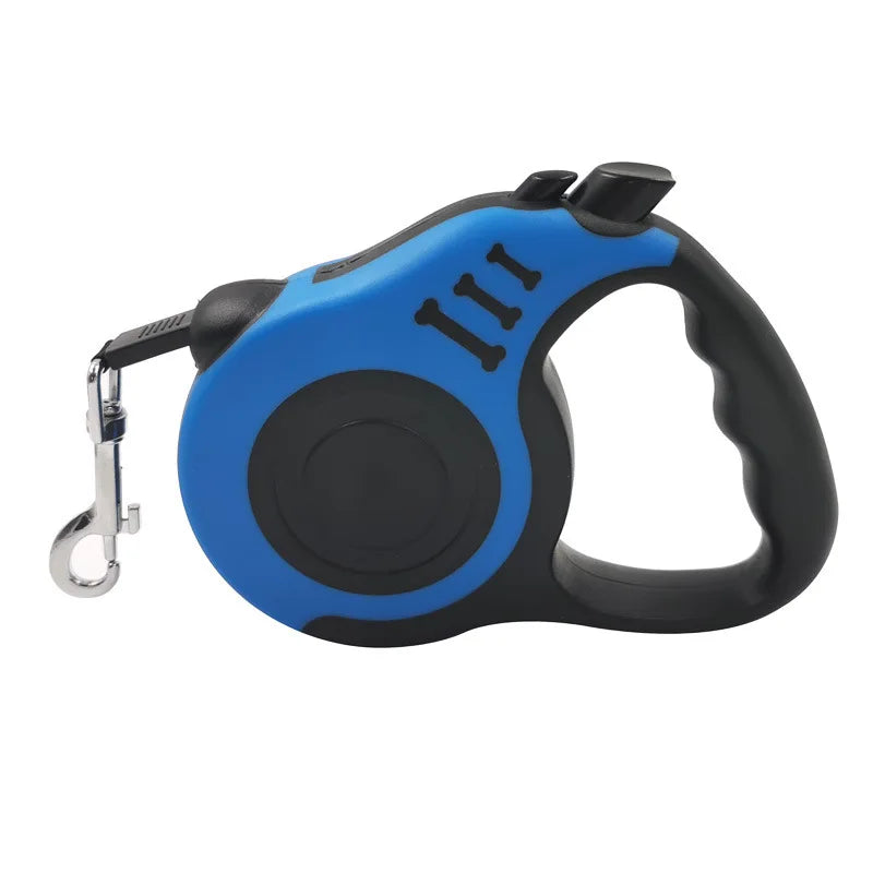 Coleira Retrátil para Cachorro de 3 e 5 metros, para Animais de Estimação, Corda de Tração, Cinto Automático, Coleira Flexível para Cães Pequenos, Médios e Grandes